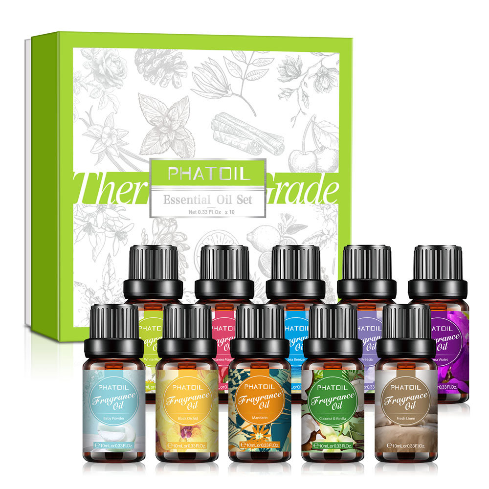 Musk White Oil - PHATOIL-Juego de aceites esenciales, fragancias aromáticas