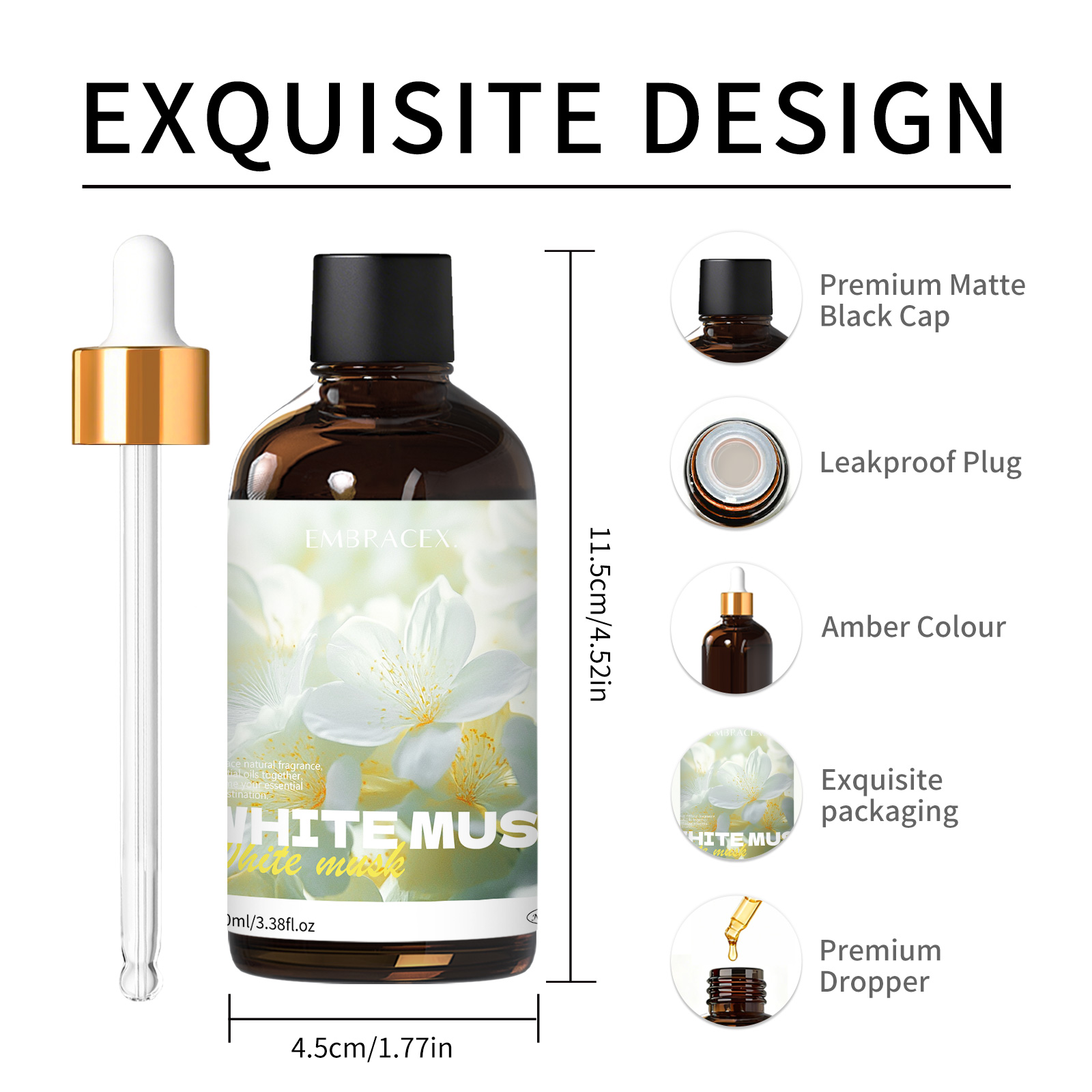 Aceite esencial de plantas nat - Musk White Oil reseña y precio