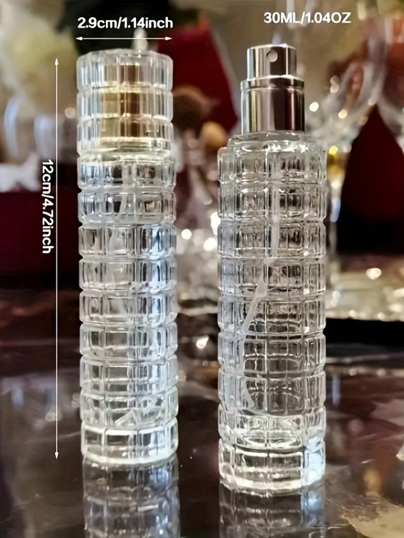 Botellas de vidrio con pulveri - Perfume Fragrance Story reseña y precio