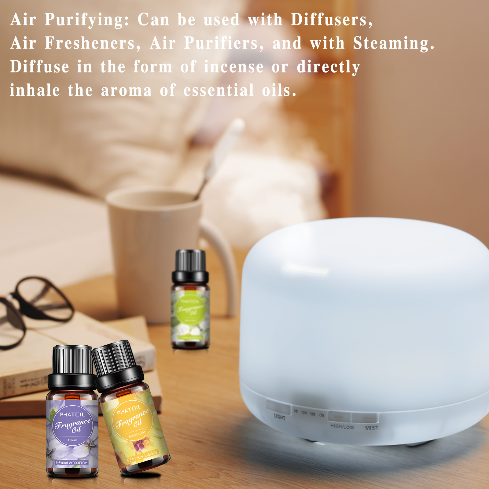 PHATOIL-Juego de aceites esenc - Musk White Oil reseña y precio