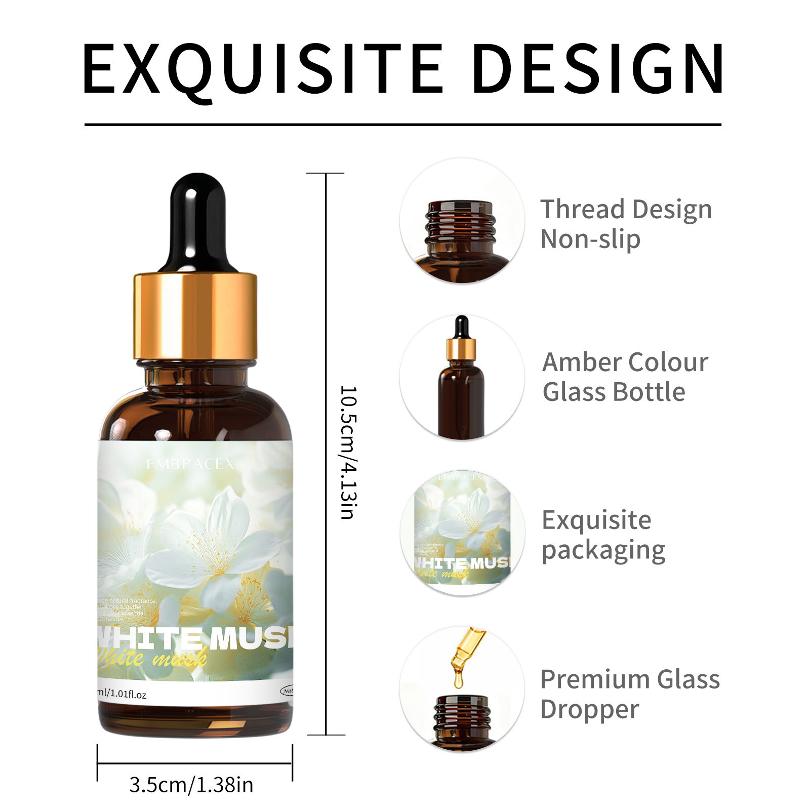 Aceite esencial de almizcle bl - Musk White Oil reseña y precio
