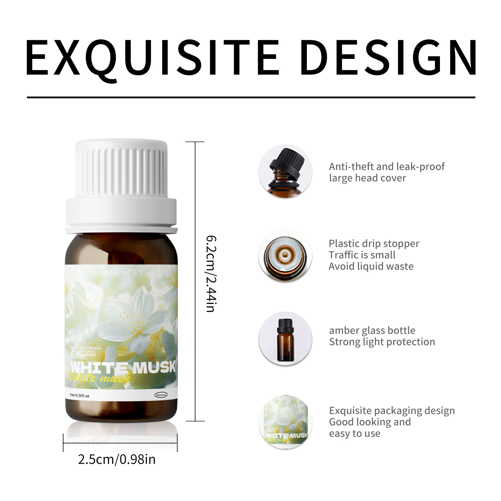 Aceite de Almizcle Blanco de 1 - Musk White Oil reseña y precio